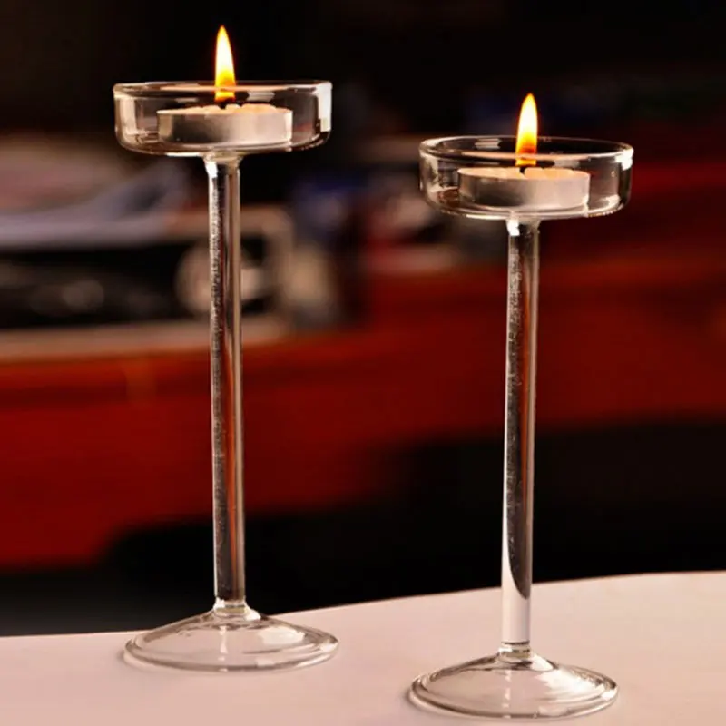 

Elegant Romantic Creative Goblet Designed Glass Candle Holder Supplies