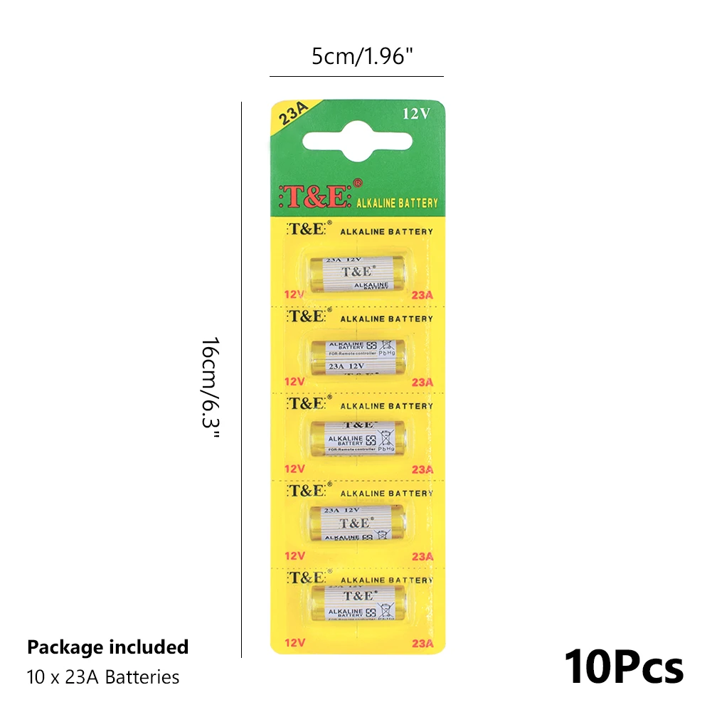 10 шт./партия 12v щелочные батареи A23 23A 23AE E23A V23GA MN21 GP23A LRV08 сухой Аккумулятор для дистанционного бритвы часы игрушка светодиодный фонарик