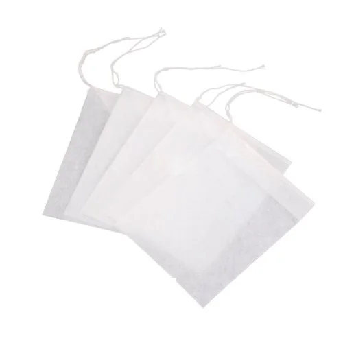 

100 Pcs Disposable Empty Tea Bag String Heat Seal Filter Paper