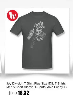 Joy Division футболка размера плюс 5XL футболки мужские с коротким рукавом футболки мужские Забавные футболки мужские 100 хлопок футболка