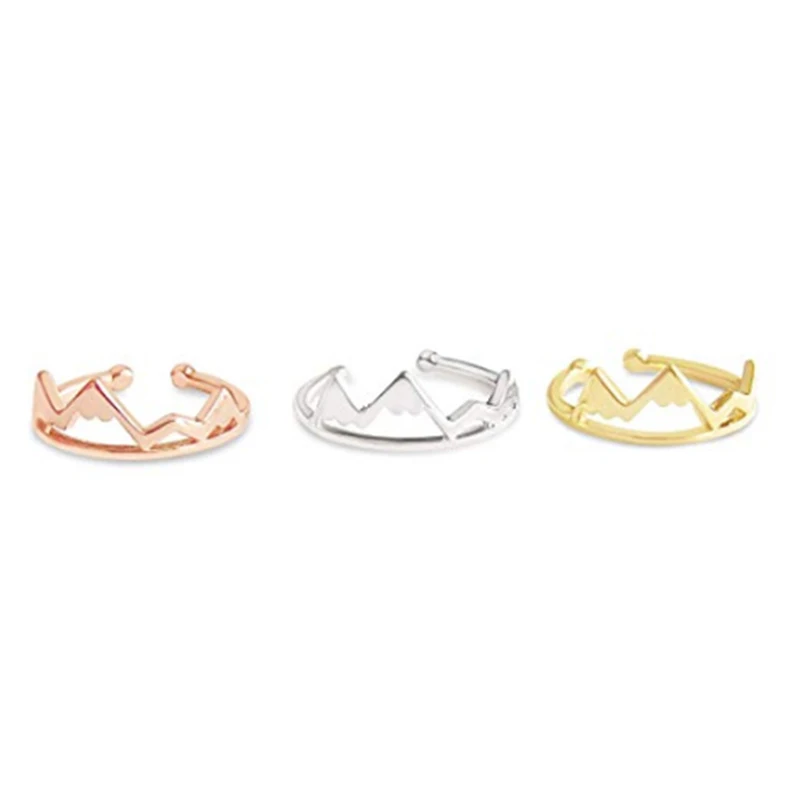 Fashion Trend Jewelry Opening Adjustable Mountain Ring Female | Украшения и аксессуары