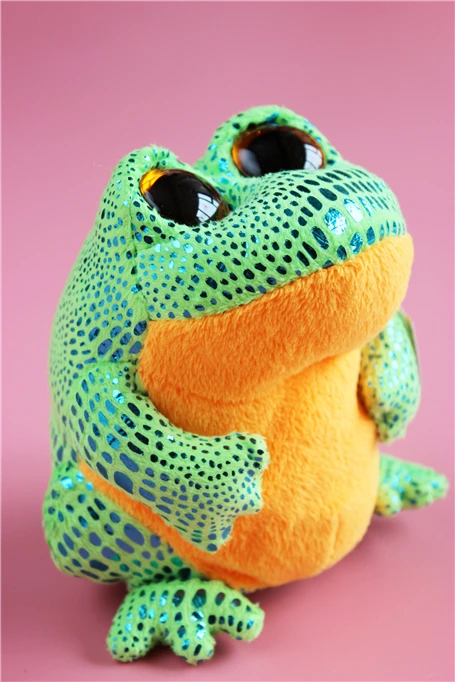 

Ty Beanie Boos Cute Big Eyes Frog Stuff Animal Plush Toy Doll Kids Birthday Gift 14cm