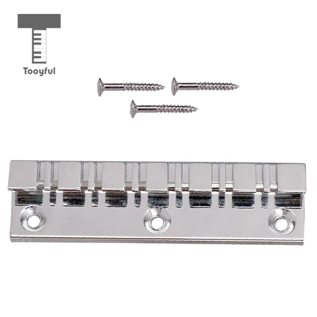 Tooyful латунные элементы для гитары мост фиксированная арфа мост струна для электрогитары 6/12 струны