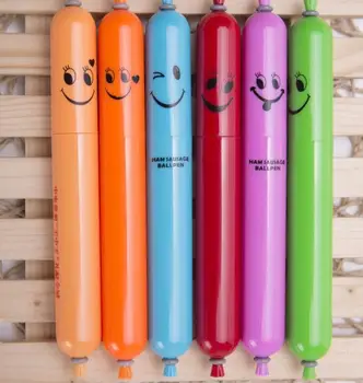 

new cute creative gammon ballpoint korea school prize gift stationery writing pen kawaii children gift blue ink 1.0mm 40pc/lot