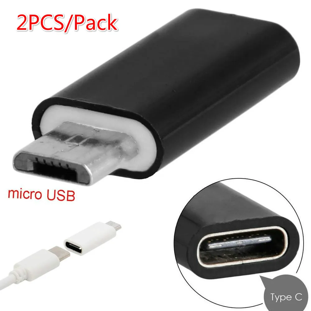 

2PCS Micro USB to USB 3.1 Type C Female Connector Converter Data Adapter for Cell Phone Accessories