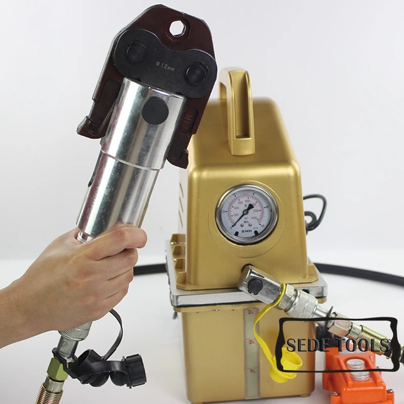 Electric Pex Pipe Crimping Tools with V15 54mm and M12 54mm Jaws FHT 1550 on