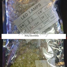 1000 шт./лот из натуральной кожи высокого качества ультра-яркий светодиод 5 мм супер яркий F5 синяя шляпа бусины с большой угол