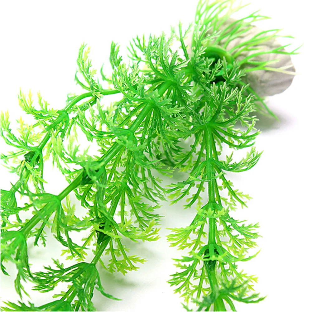 1 шт. аквариум пластиковые украшения аквариумные зеленые растения водная трава орнамент растение