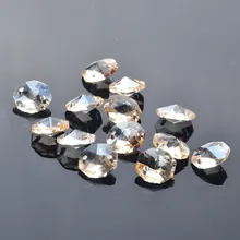 14 мм кристаллы части для люстры события вечерние поставки Высокое качество хрустальные капли бусины для DIY изготовления Свадебные украшения дома