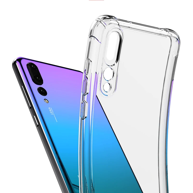 Прозрачный силиконовый чехол для Huawei Honor 8X Max 8C противоударный мягкий накладка из