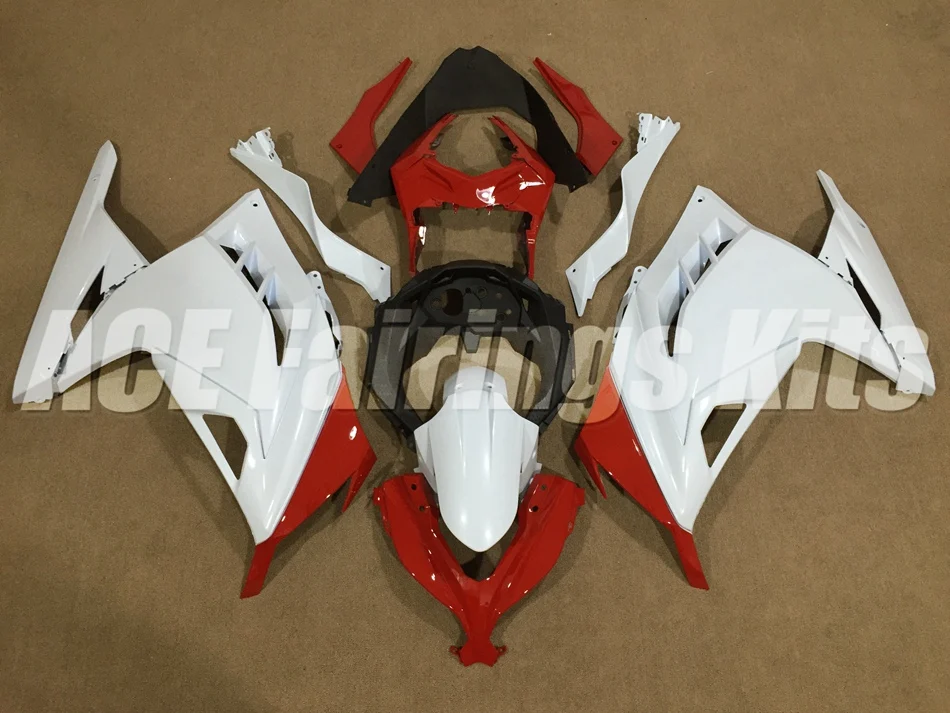 

New Injection Mold Abs motor Fairings set Fit for kawasaki EX300 2013 2014 2015 Ninja300 13 14 15 EX 300 Bodywork white red