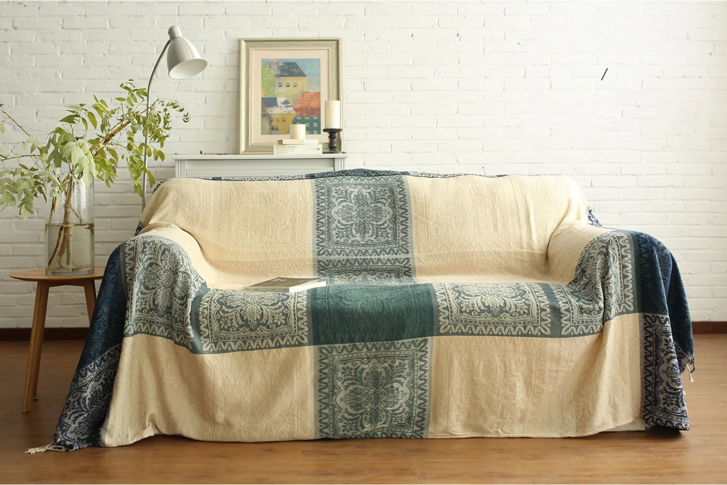 Chenille Sofa Towels With Tassels Chinese Traditional Sofa Covers Throw Blankets Funiturn Protectors Home Textile Almofas Decor