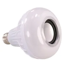 Практичный простой с Bluetooth сабвуфер динамик светодиодное музыкальное освещение лампы E27 RGB огни для гостиной/барной стойки