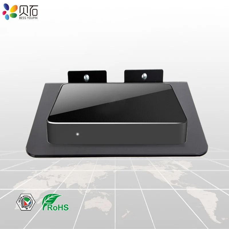 Universal Tempered glass Wall-Mounted AV Shelf DVD Wall Hanging Bracket Set Top Box Mount Digital TV Shelf Max Support 20kg Universal Tempered glass Wall-Mounted AV Shelf DVD Wall Hanging Bracket Set Top Box Mount Digital TV Shelf Max Support 20kg