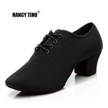 Нэнси TINO Для женщин женские Разделение подошва Бальные вечерние для латиноамериканских танцев, танго туфли на шнуровке в помещении/на открытом воздухе современный Танцы обувь