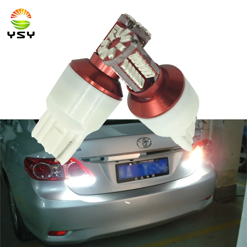

Y 1156 BA15S 1157 BAY15D T20 W21W LED W21/5W LED 7440 7443 4014 57SMD LED Bulb for Car Brake Reverse Parking DRL Fog Light Lamp