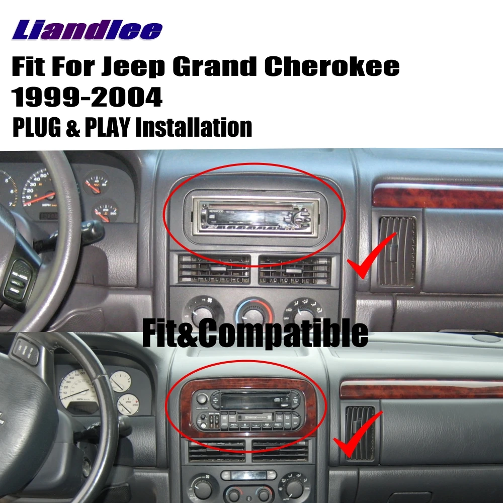 Liandlee для Jeep Grand Cherokee 1999~ 2004 Android автомобильный Радио CD dvd-плеер gps Navi навигационные карты камера OBD ТВ экран медиа