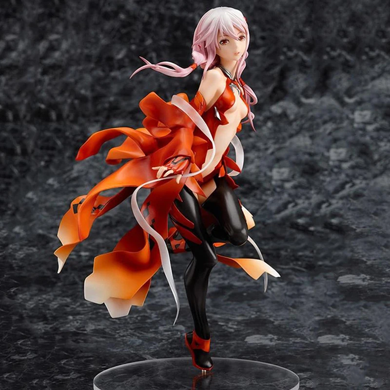 

Mini Sexy Anime Figures Japanese Anime Model Guilty Crown Inori Yuzuriha 17cm PVC Toys Collections Gift