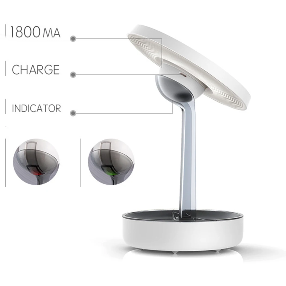 1 шт. портативное зеркало для макияжа с регулируемой окружностью, зеркало со светодиодной подсветкой, компактный косметический инструмент