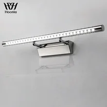 55 см Высокое качество 7 Вт светодиоды для зеркал 30 светодиодный настенный светильник из нержавеющей стали переключатель/None-Swith настенный светильник для ванной комнаты