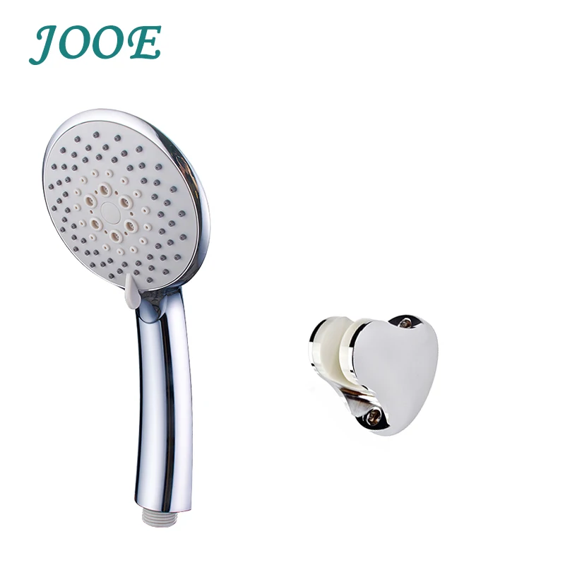 JOOE Bathroom Shower Head Set Round Saving Water High Pressure Single Heads With Holder Chuveiro Banheiro | Обустройство дома