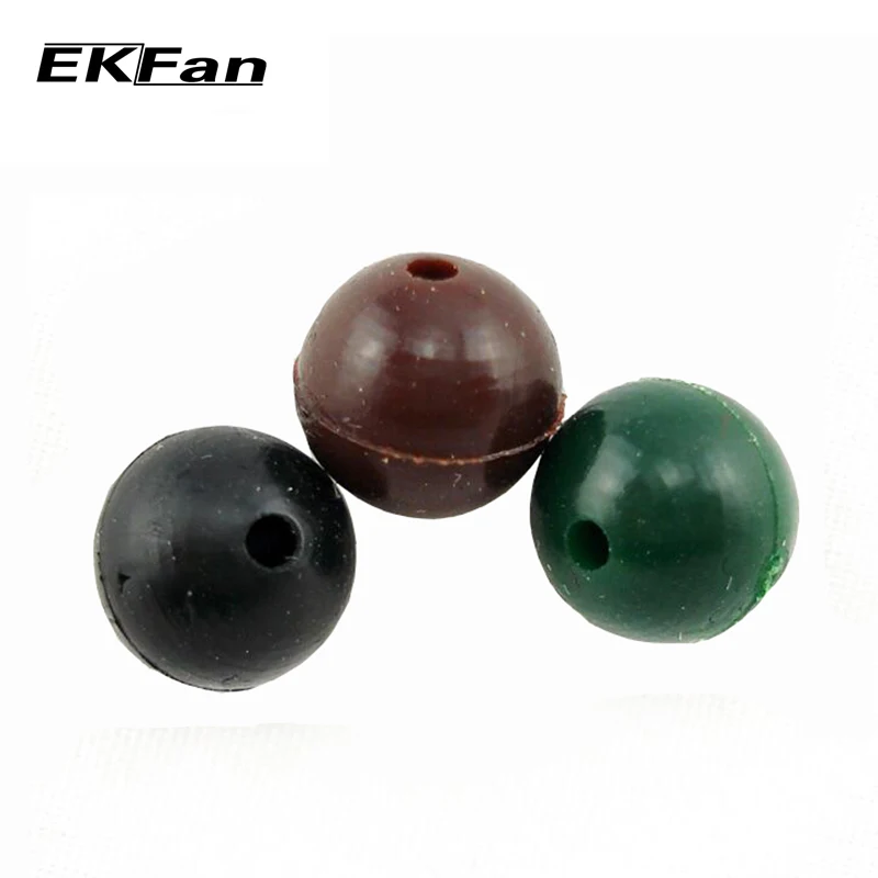 

New 50pcs 8mm Carp Fishing Shock Beads Rubber Terminal End Tackle Stop Accessories