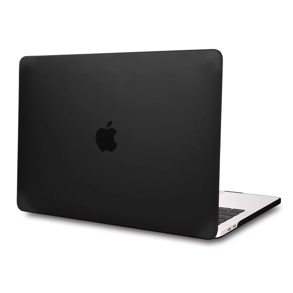 Чехол Redlai для Macbook New Air 13 A1932 retina матовый пластиковый жесткий чехол для MacBook Pro 13 15 16 дюймов A2141 сенсорная панель - Цвет: Matte Black