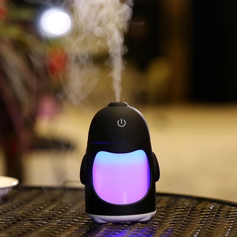 Diffuser Humidifier Aroma USB Ultrasonic 150ML USB Mini Air Purifier Atomizer Mist Maker DC 5V LED Light For Home Office