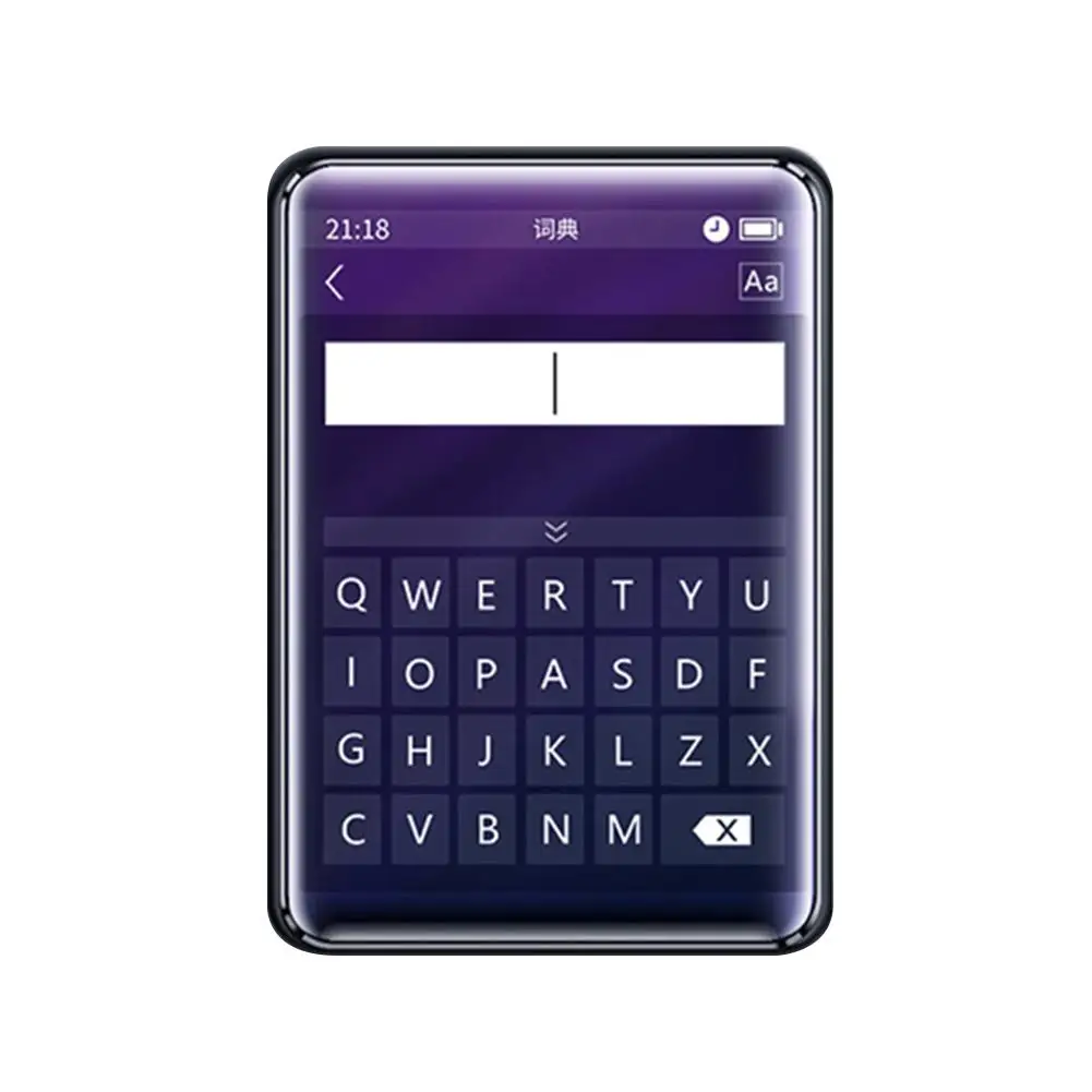 

16GB MP4 Player Full Screen Touch Super Thin HiFi Walkman Learning English Video MP4 Player Music DVD