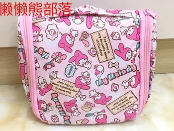 

IVYYE 24CM Little Twin Star Fashion Anime Cosmetic Bags Oxford Zipper Travel Makeup Bag Storage Wash Toiletry Girls New