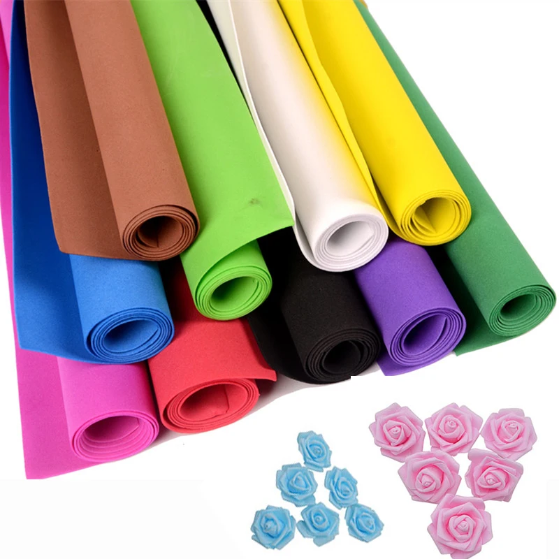 2mm Thick PE Foam Material Paper DIY Handmade Sponge Scrapbooking Craft For Flower Background Gift Cardboard Decor