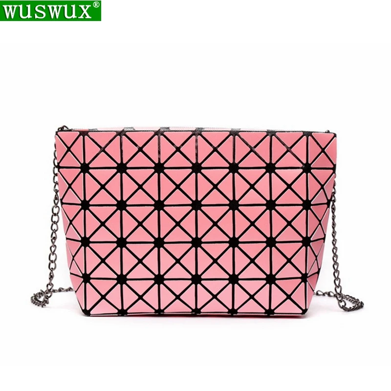 

women messenger bags new fashion High-end PU chain bag women crossbody bag geometric casual travel ladies shoulder handbags