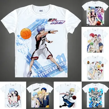 

Coolprint Anime Shirt Kuroko's Basketballer T-Shirts Multi-style Short Tetsuya Kuroko Taiga Kagami Cosplay Motivs Hentai Shirts