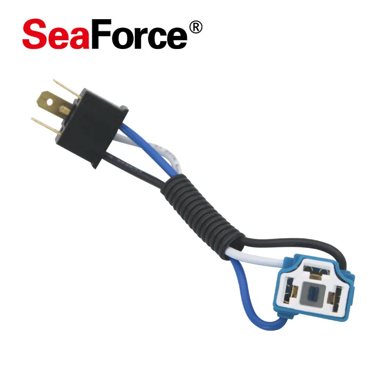 Excellent Heat Corrosion Resistance Bend Type H4 Bulb Connector Male