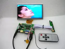 HDMI + 2 av + VGA ЖК-плата драйвера + 6,5 дюймовая ЖК-панель AT065TN14 800*480 + OSD клавиатура. Комплекты бортовых DYI