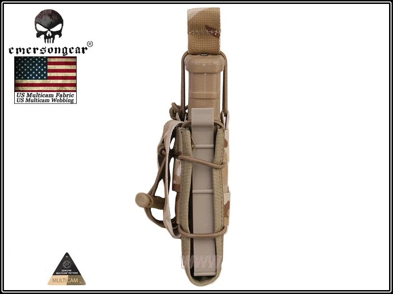Пропускающая воздух для охоты одного подсумок в стиле милитари MOLLE EMERSON EM6345 цвета хаки, коричневый, черный; ATFG AOR1 AOR2 MC HLD MR охотничья сумка