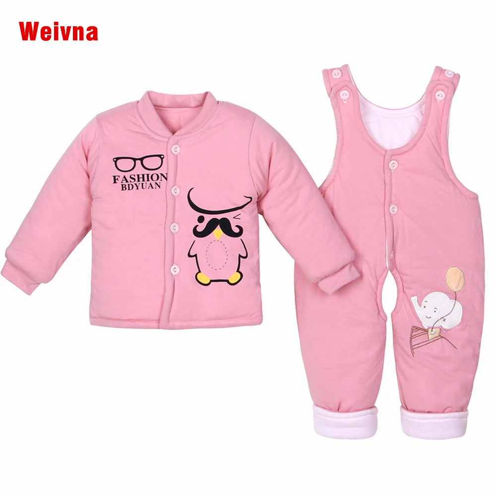 2017 Winter Baby Coat+Pant Baby Girl Clothes All For Kids Boy Newborn