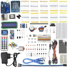 Raspberry Pi Starter Kit Ultimate Learning Suite 1602 LCD LED Relay Resistors UNO R3 Starter Kit for Arduino Free Shipping