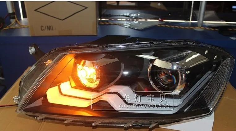 HID, 2012 ~ 2015, автомобильный Стайлинг для Passat B7 фар, sharan, Golf6, routan, saviro, polo, passat, magotan, Passat Головной фонарь