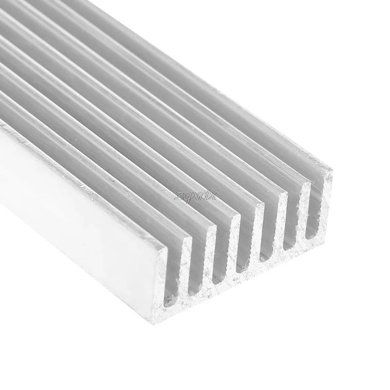 Кулер DIY алюминиевый теплоотвод чип 100*25*10 мм для IC светодиодный транзистор