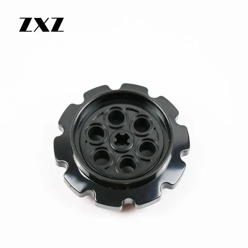 

ZXZ 10PCS Technic Parts Belt Pulley for Technic Track Chain Compatible With Legoes Technic Blocks Track Element