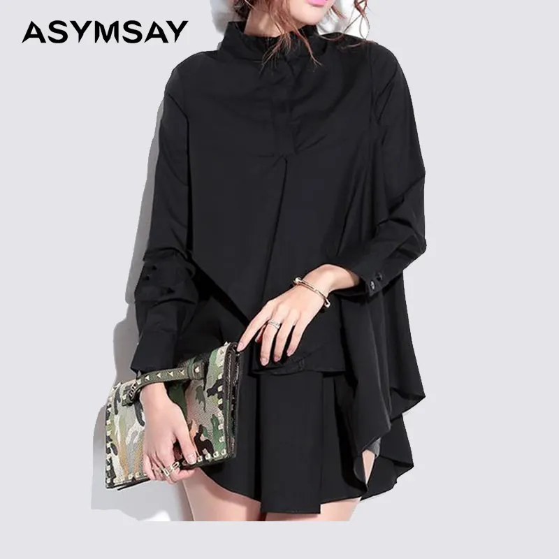 Aliexpress.com : Buy Womens asymmetrical hem blouse women