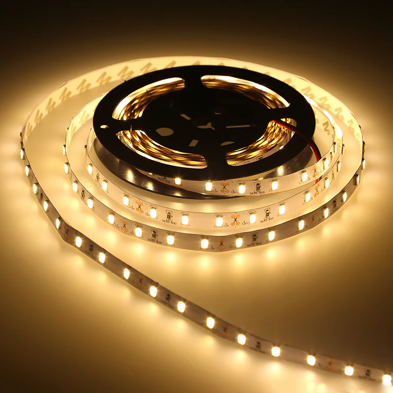 Светодиодная лента 5630 SMD 5 м 300 светодиодов неводонепроницаемая с адаптером