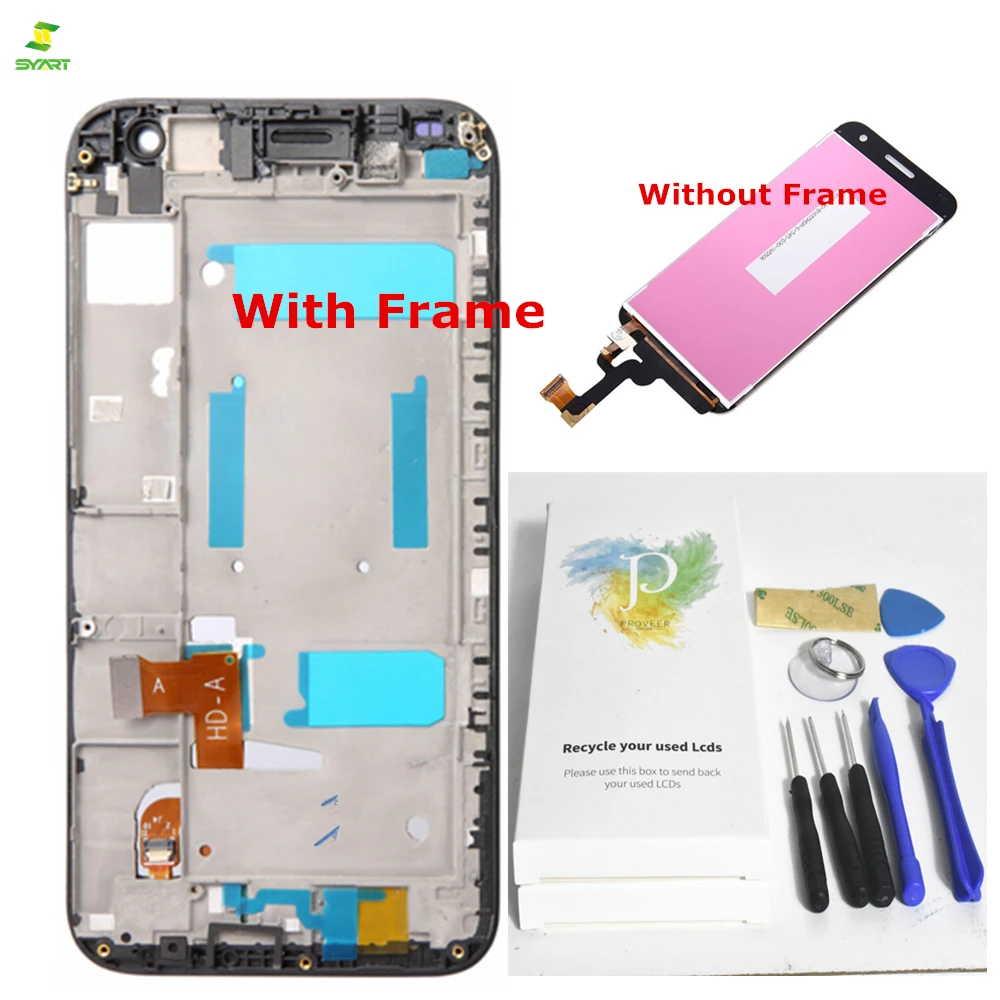 

G7 Black White Color With Frame For Huawei G7 Touch Screen Lcd Display Digitizer Assembly Replacement 5.5 inch New P20 Pro Lcd