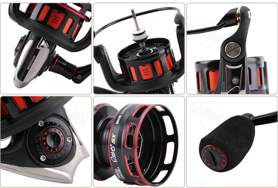 Оригинальная ABU GARCIA 6,2: 1 REVO2SX SX 20 30 40 спиннинговая Рыболовная катушка 8+ 1BB 4,9 кг-7,7 кг Макс Драг свежие и соленые рыболовные снасти