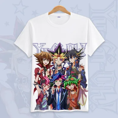 25 Ю-Ги-ой! Yu Gi Oh Косплей летние футболки унисекс с короткими рукавами мультфильм футболки Топы больших размеров - Цвет: 25