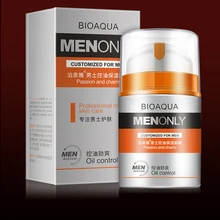 BIOAQUA Skin Care Men Deep Moisturizing Oil-control Face Cream Hydrating Anti-Aging Anti Wrinkle Whitening Day Cream 50g 