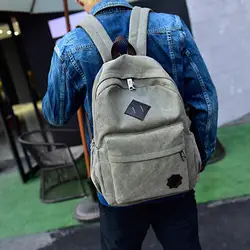 Нейтральный холст рюкзак школьный леди Для мужчин путешествия студент школы сумка для ноутбука рюкзак школьный подростков d3