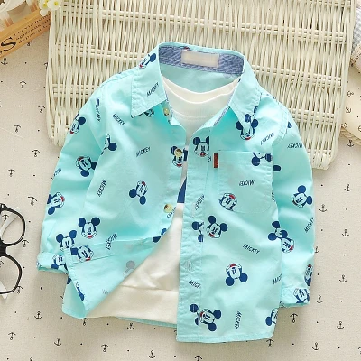 

2019 new arrival spring baby shirts infants 0-6y kids clothes 100% cotton long sleeve shirts little kids tops wear