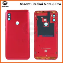 Чехол для Xiaomi Redmi Note 6 Pro, задняя крышка, корпус, дверной чехол, панель+ стекло для камеры, объектив+ боковые клавиши, запасные части